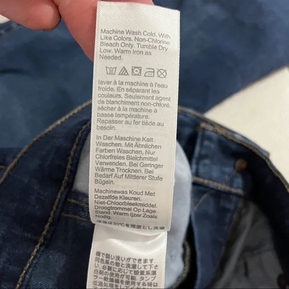 Madewell Jeans 10” High Rise Skinny Jeans Dark Wash Size 27 Style F4684 - Picture 11 of 12